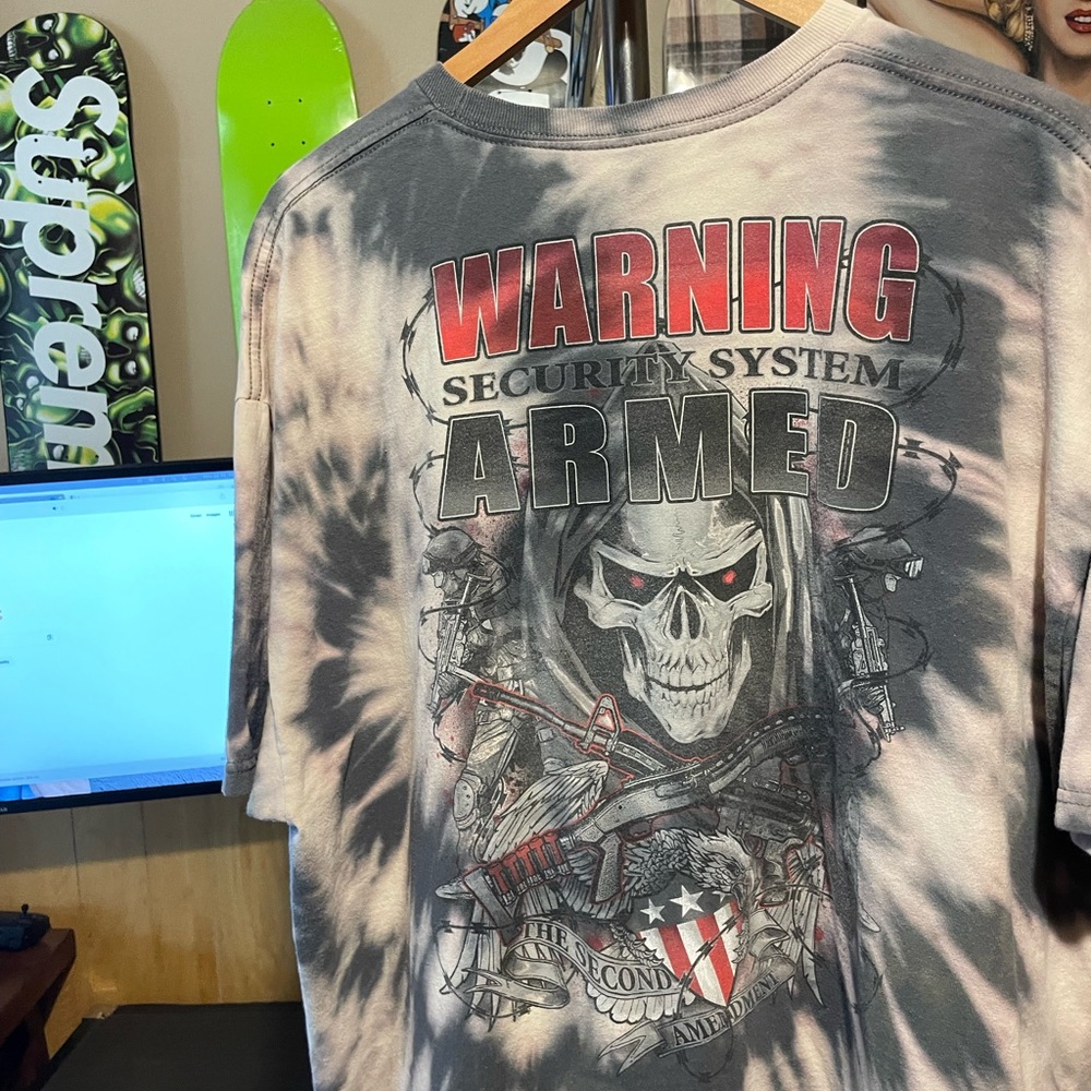 Warning Security System Arm Second Amendment - image 2